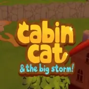 Cabin Cat Storm Survivor